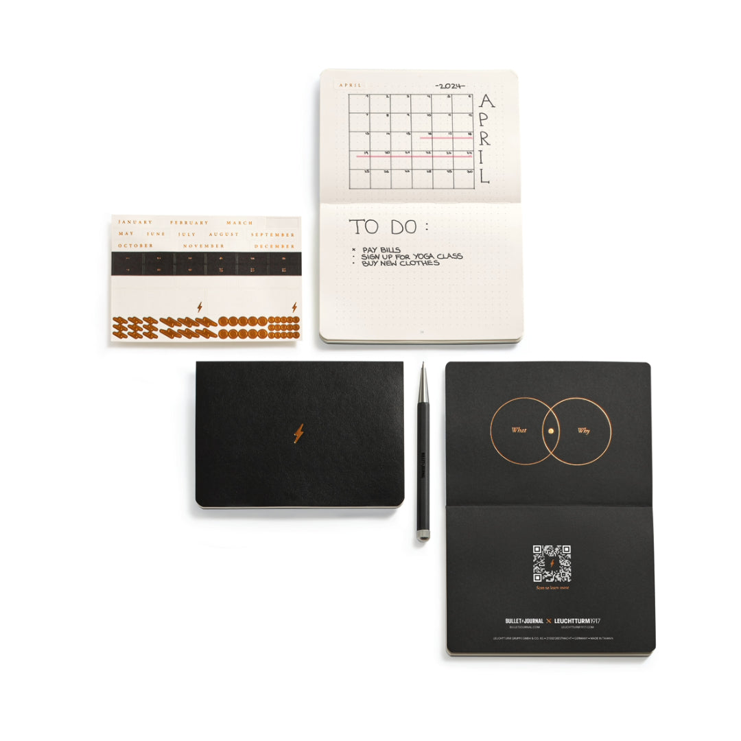 Lechtturm1917 Bullet Journal Pocket- Black