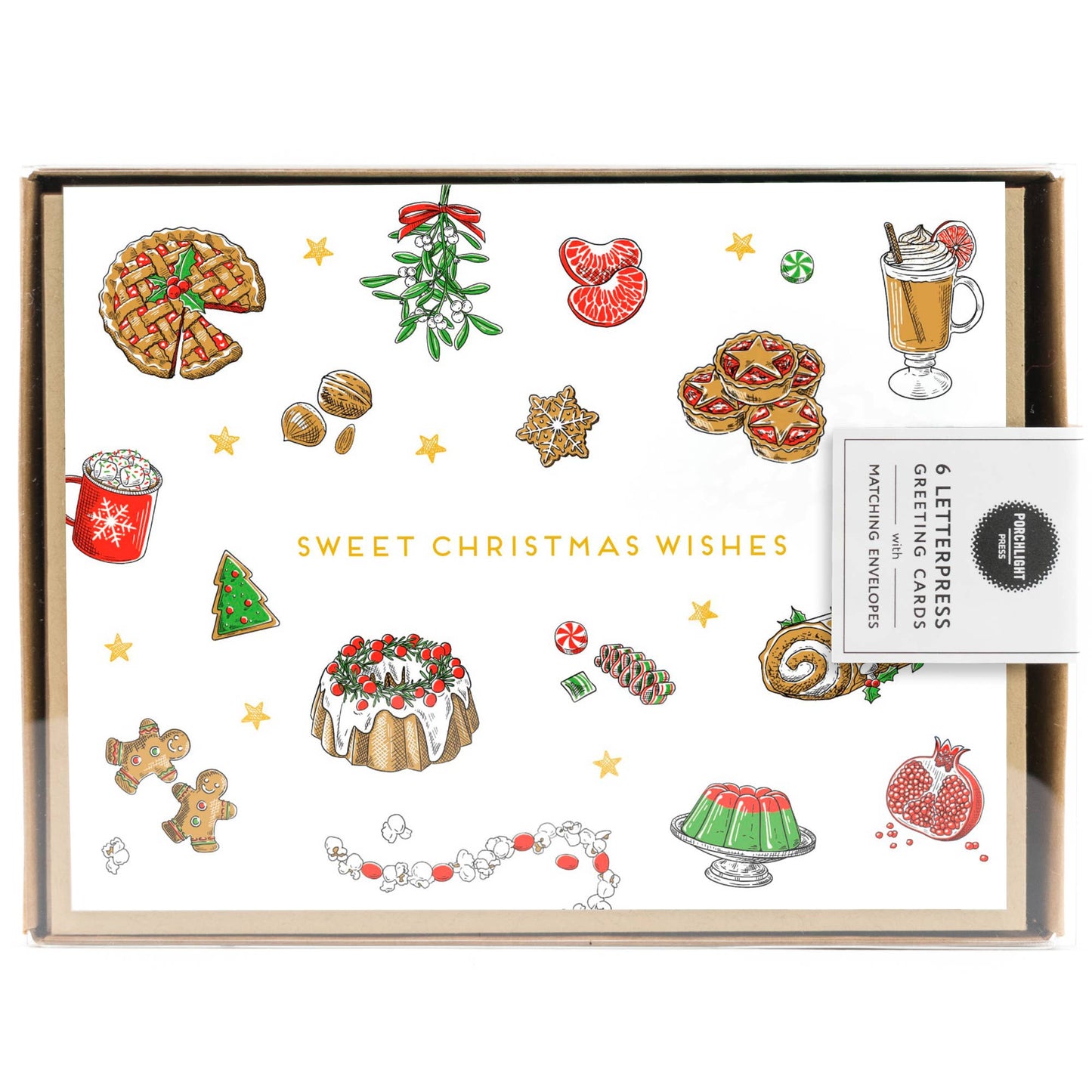 Sweet Treats Wishes Holiday Card: Single Card