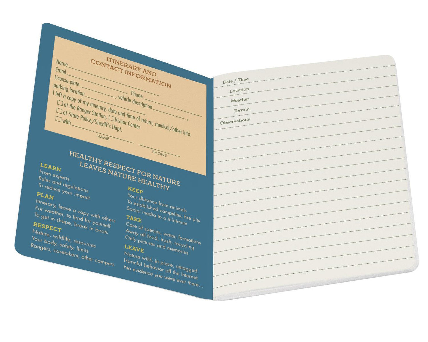 The Unemployed Philosophers Guild Camping Notebook