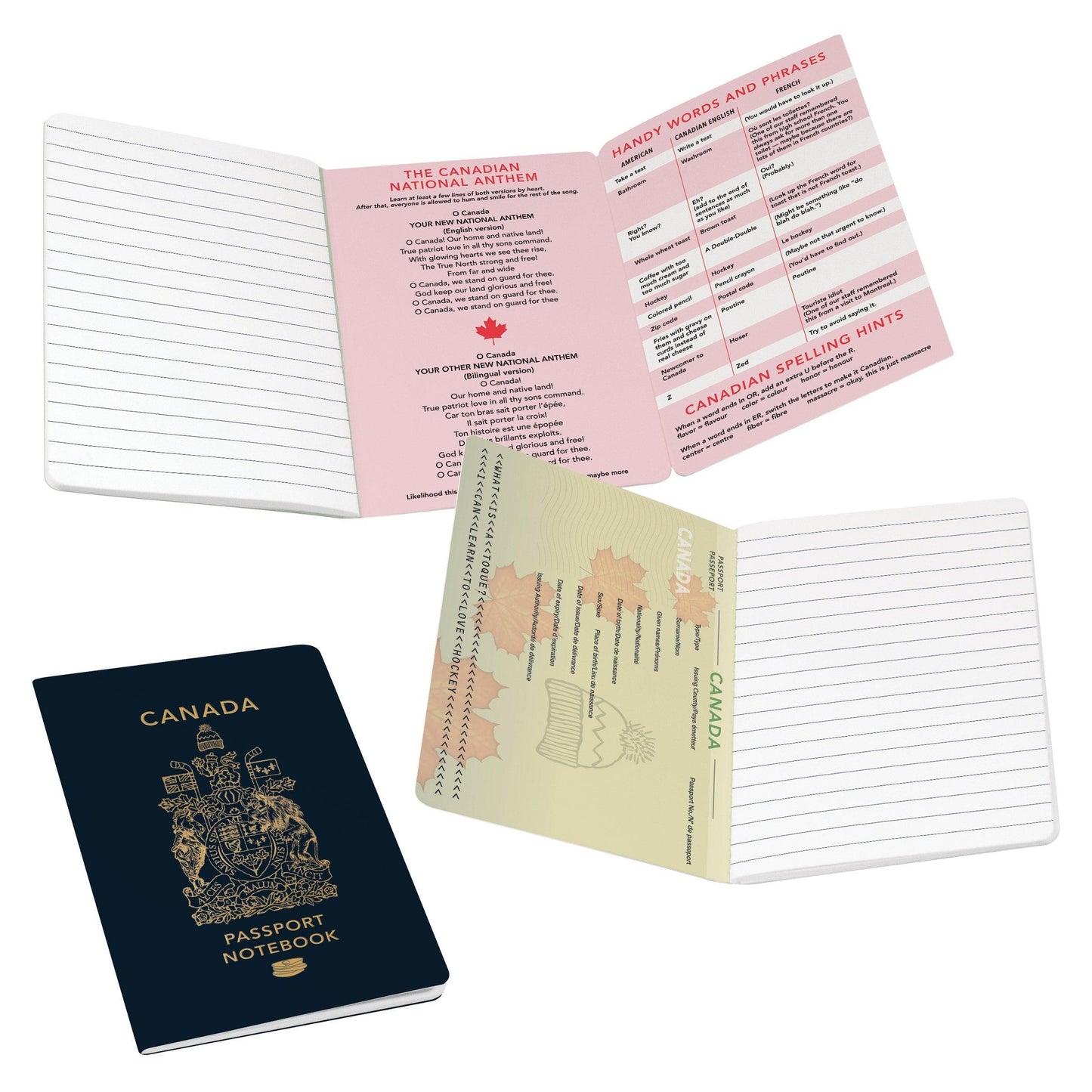 The Unemployed Philosophers Guild Canada Passport Notebook