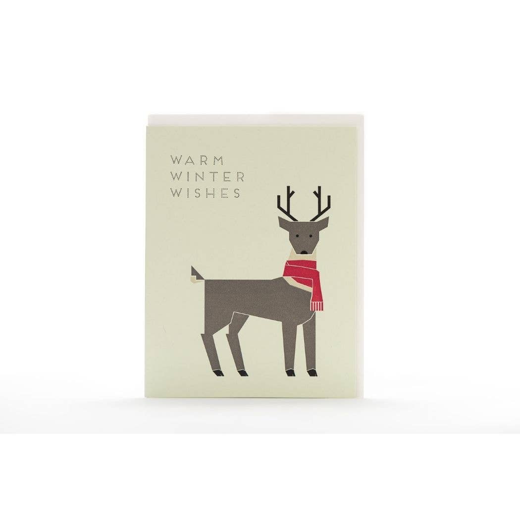 Deer Modern Card: Single Card