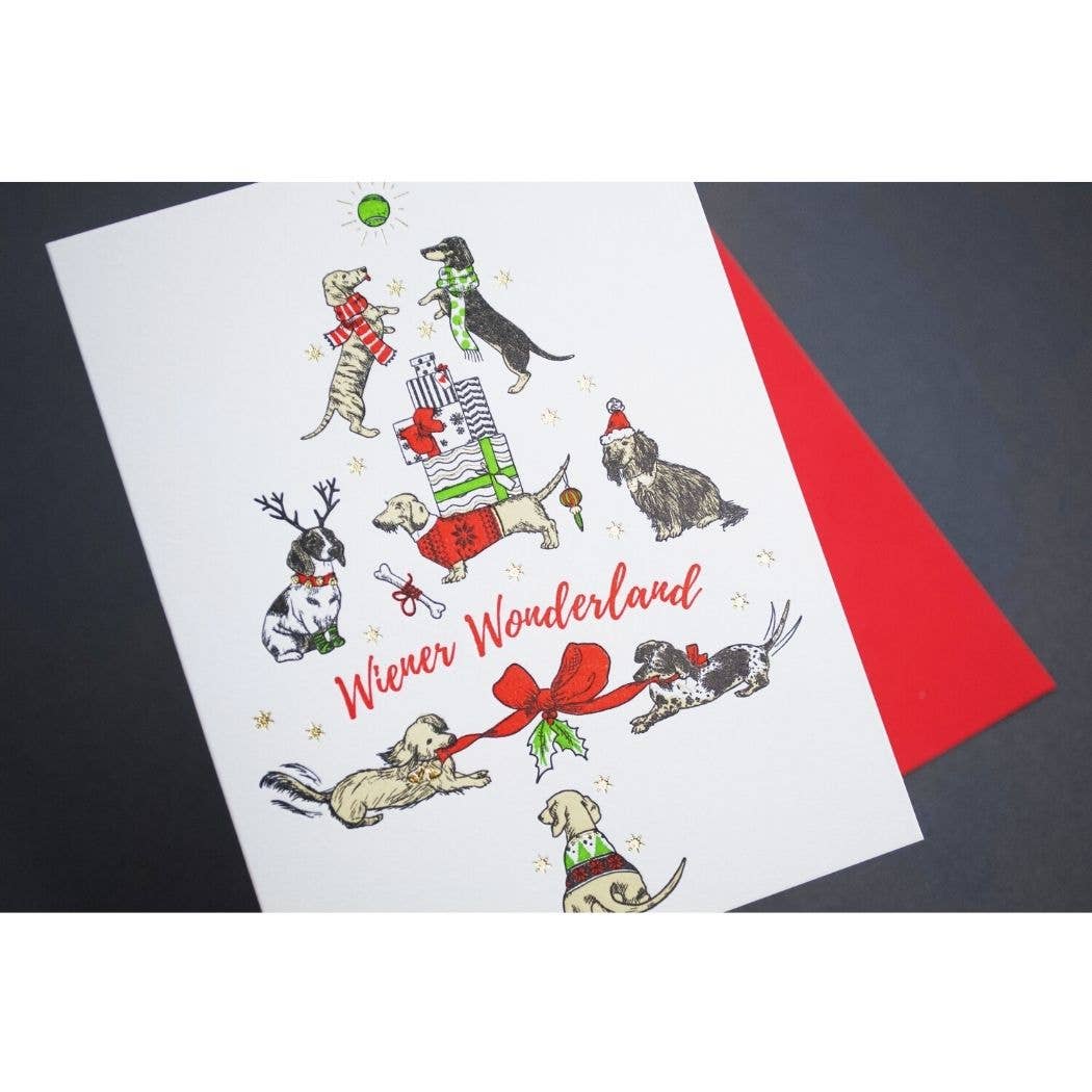 Wiener Wonderland Card: Box Set of 6 Cards