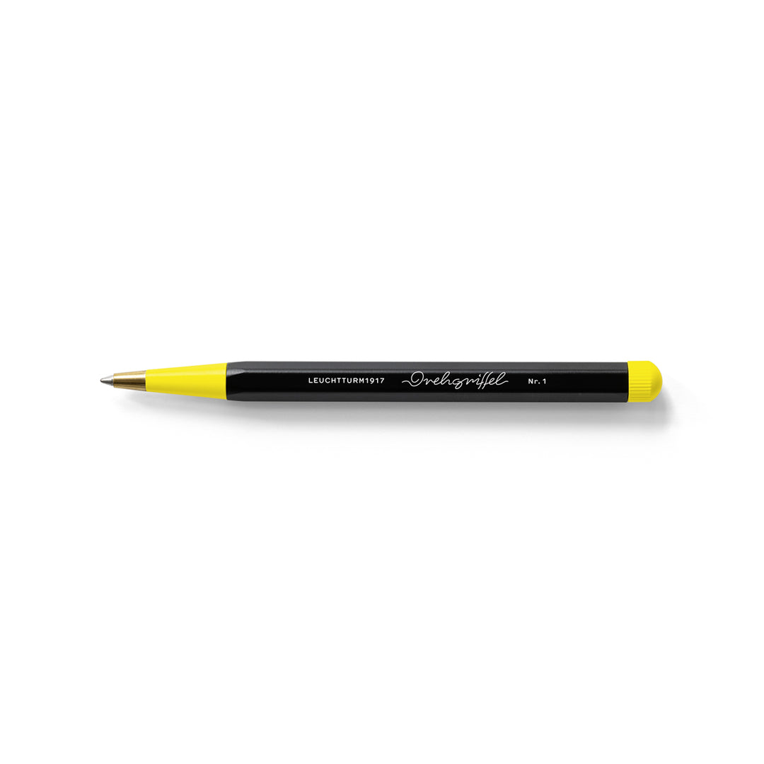 LEUCHTTURM1917 Drehgriffel Nr. 1 Gel Pen Bauhaus Edition- Black/Lemon