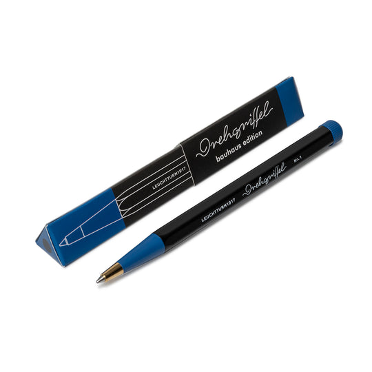 LEUCHTTURM1917 Drehgriffel Nr. 1 Gel Pen Bauhaus Edition- Black/Royal Blue