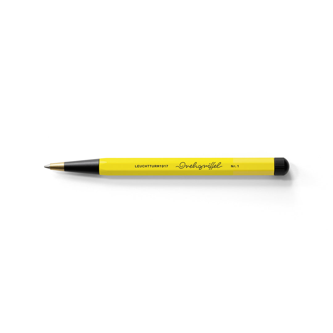 LEUCHTTURM1917 Drehgriffel Nr. 1 Gel Pen Bauhaus Edition- Lemon/Black