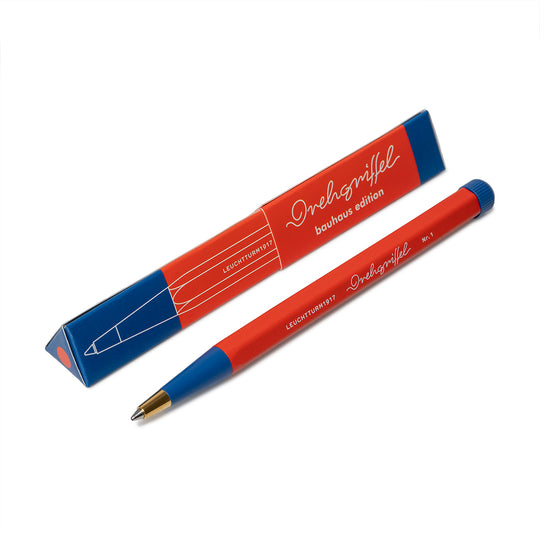 LEUCHTTURM1917 Drehgriffel Nr. 1 Gel Pen Bauhaus Edition- Red/Royal Blue