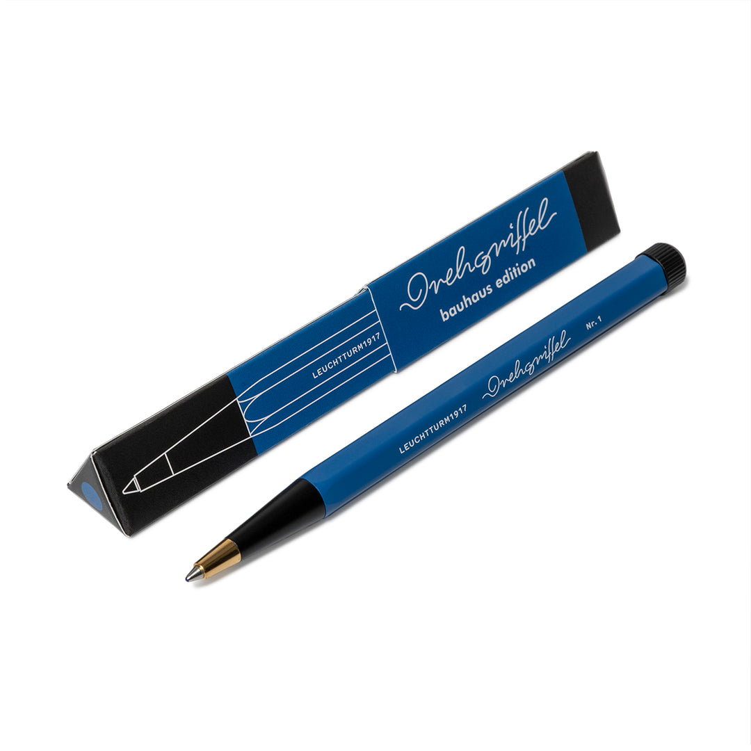 LEUCHTTURM1917 Drehgriffel Nr. 1 Gel Pen Bauhaus Edition- Blue/Black