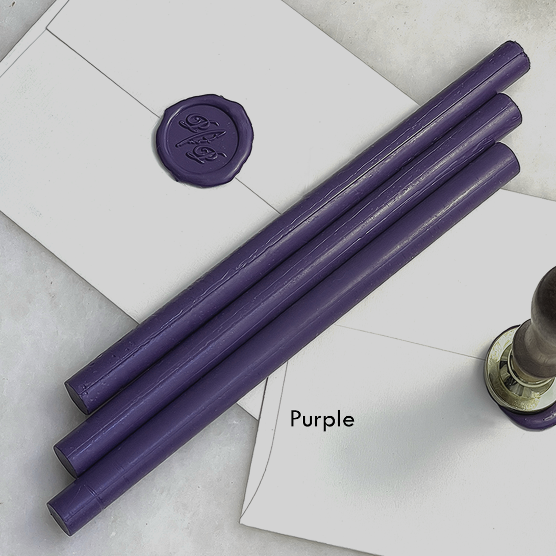 French Sealing Wax ~ Best Quality 7" ~ Unbreakable Mail Safe: Metallic apple green