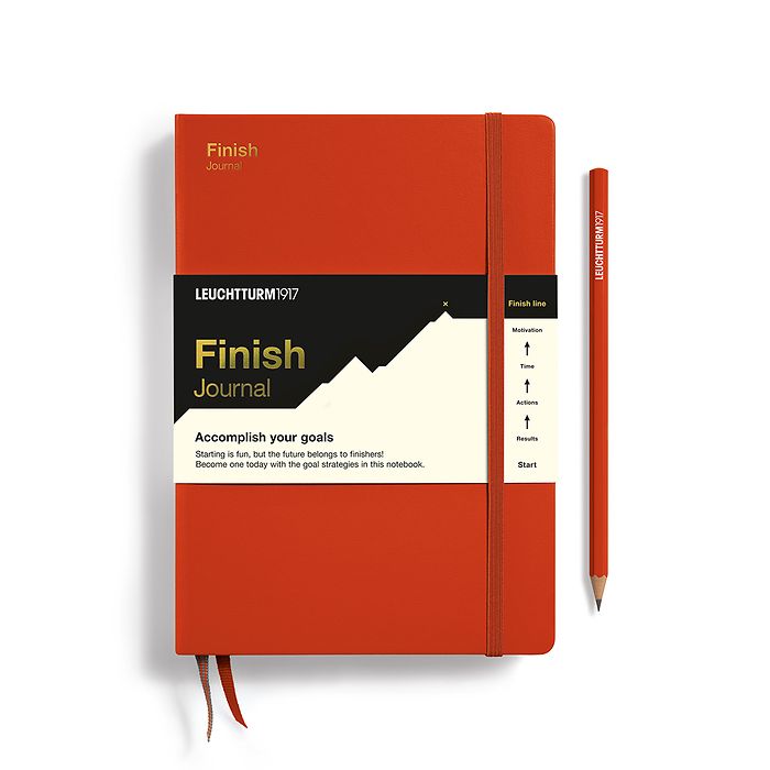 Leuchtturm1917 Finish Journal Hardcover Medium A5 - Fox Red