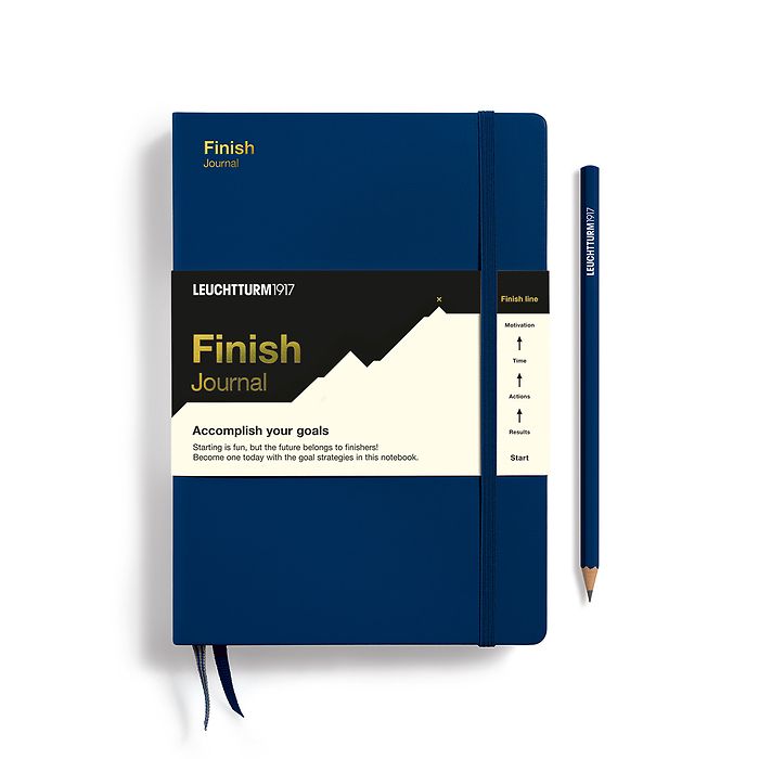 Leuchtturm1917 Finish Journal Hardcover Medium A5 - Navy