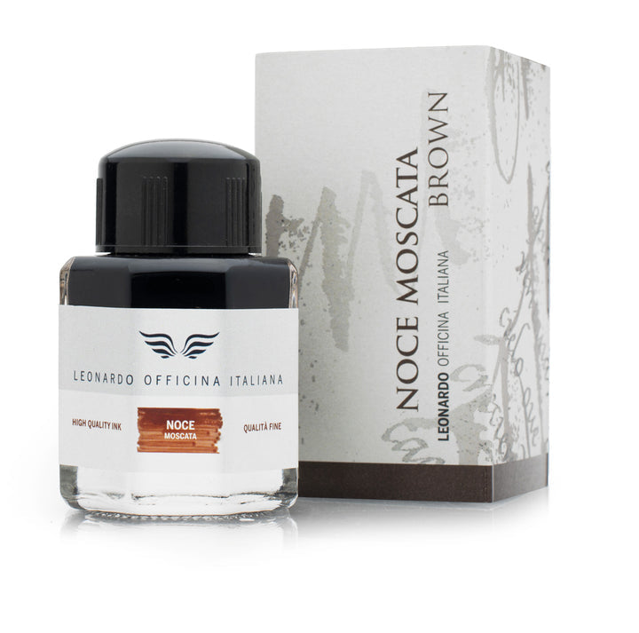 Leonardo Officina Italiana Fountain Pen Ink - Noce Moscata Brown