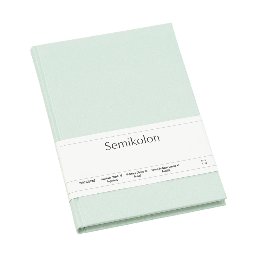 Semikolon Heritage Line Notebook Classic A5- Moss
