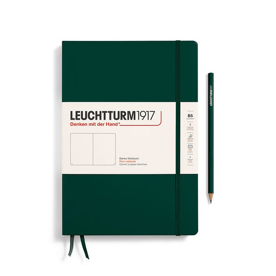 Leuchtturm1917 Notebooks Hardcover Composition B5 - Forest Green
