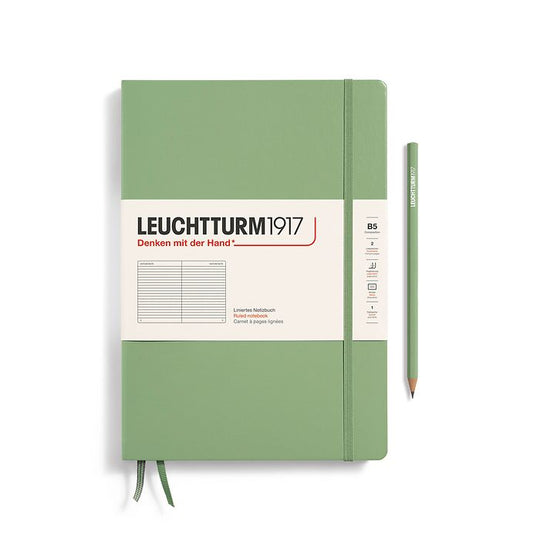 Leuchtturm1917 Notebooks Hardcover Composition B5 - Sage