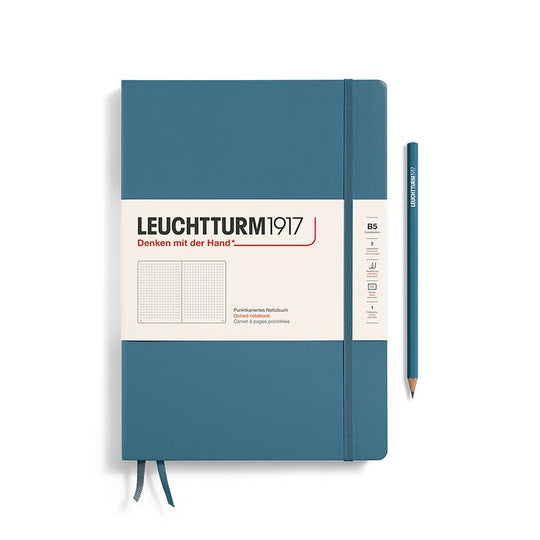 Leuchtturm1917 Notebooks Hardcover Composition B5 - Stone Blue