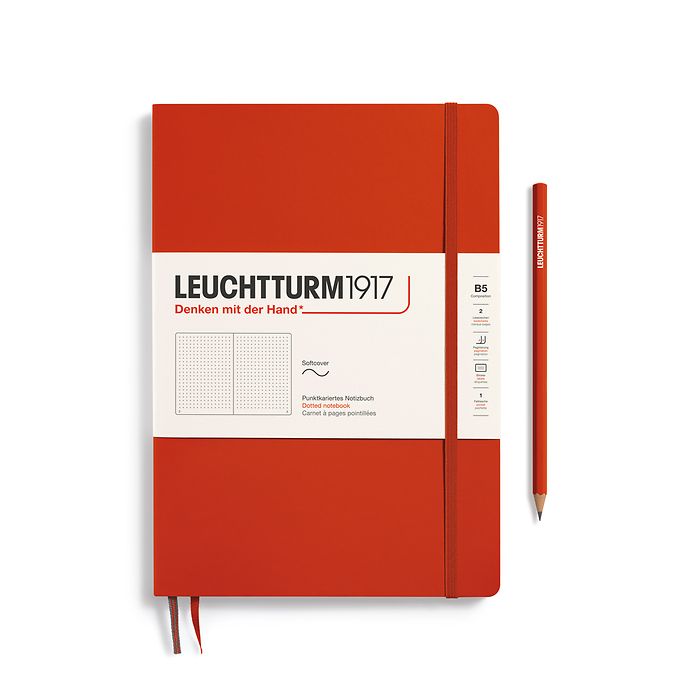 Leuchtturm1917 Notebooks Softcover Composition B5 - Fox Red