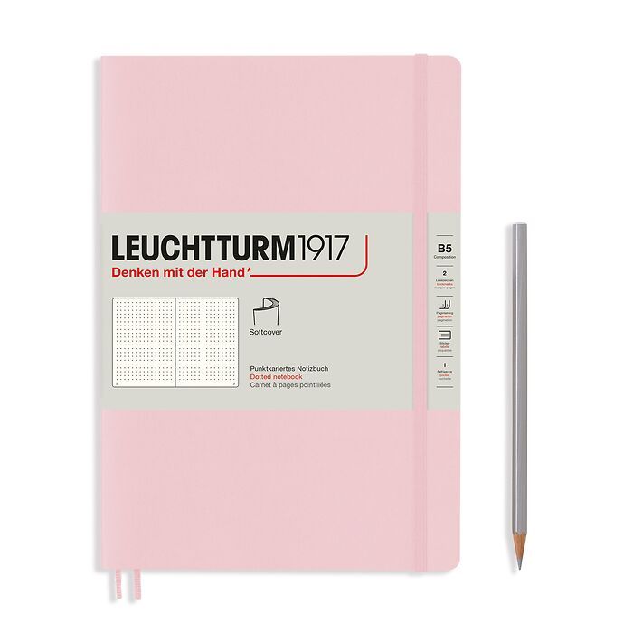 Leuchtturm1917 Notebooks Softcover Composition B5 - Powder