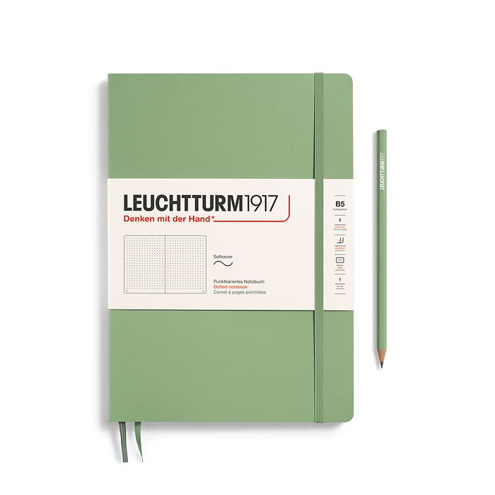 Leuchtturm1917 Notebooks Softcover Composition B5 - Sage