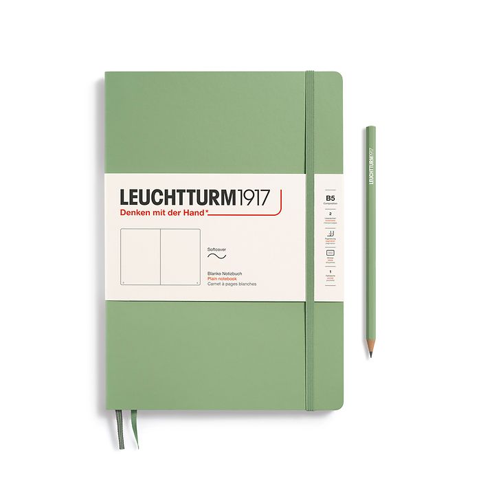 Leuchtturm1917 Notebooks Softcover Composition B5 - Sage