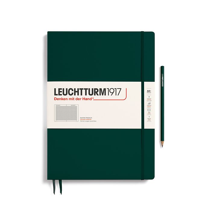 Leuchtturm1917 A4+ Master Slim - Forest Green