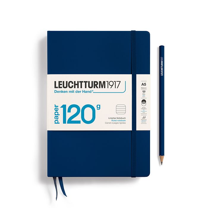 Leuchtturm1917 A5 Medium 120g Notebook - Navy