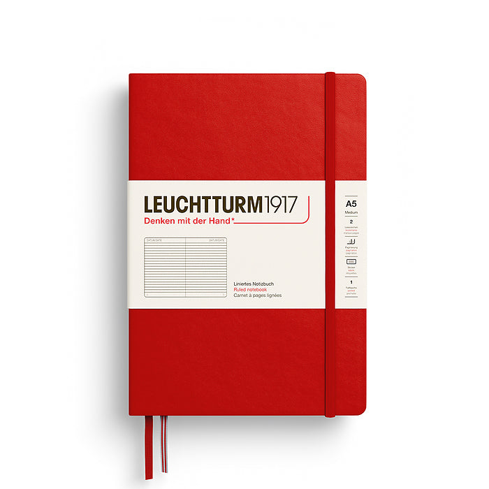 Leuchtturm1917 Notebook A5 Medium Hardcover - Cherry