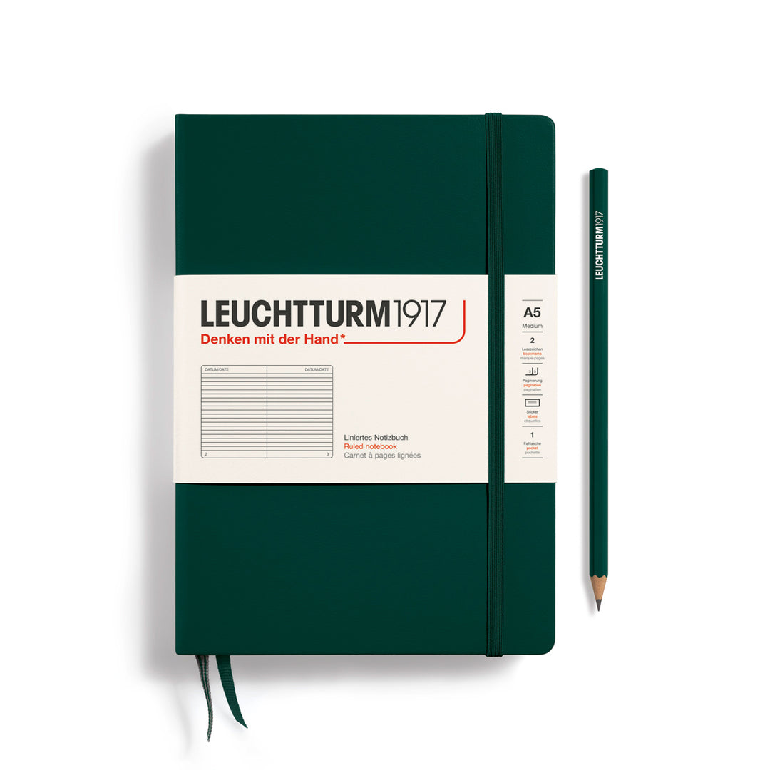 Leuchtturm1917 A5 Medium Hardcover - Forest Green