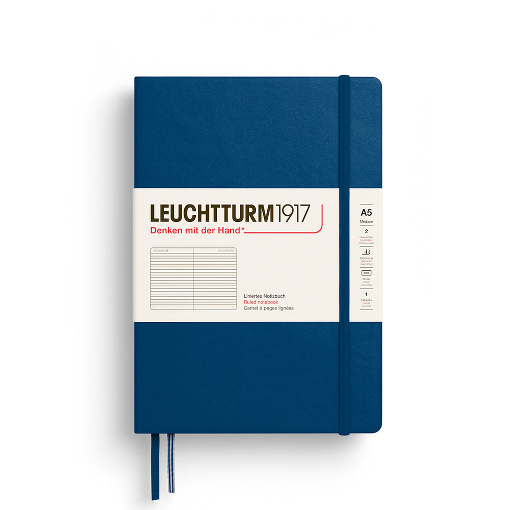 Leuchtturm1917 Notebook A5 Medium Hardcover- Indigo