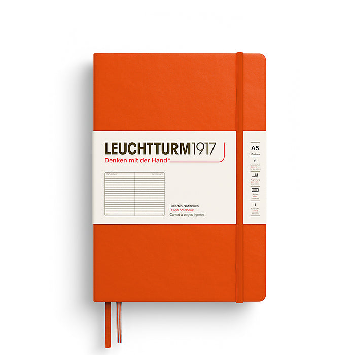 Leuchtturm1917 Notebook A5 Medium Hardcover - Pumpkin
