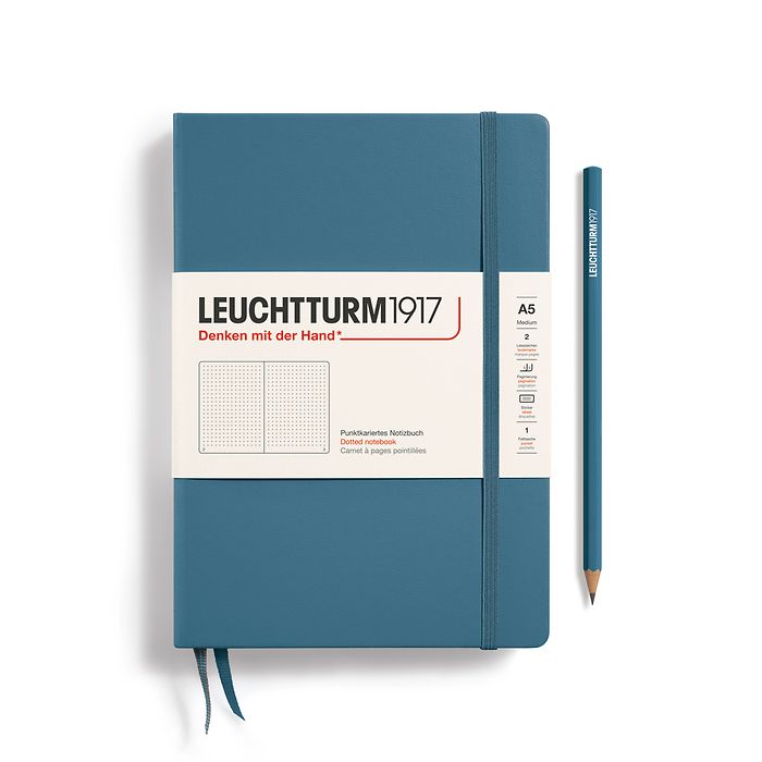 Leuchtturm1917 A5 Medium Classic- Stone Blue