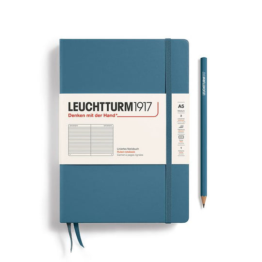 Leuchtturm1917 A5 Medium Classic- Stone Blue