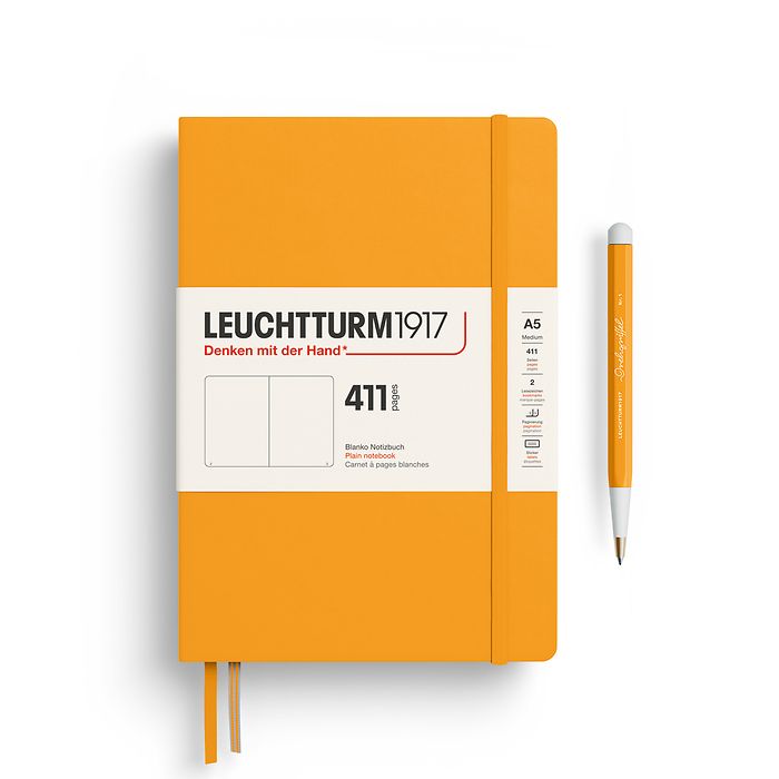 Leuchtturm1917 Notebook 411 Medium A5 Hardcover - Rising Sun