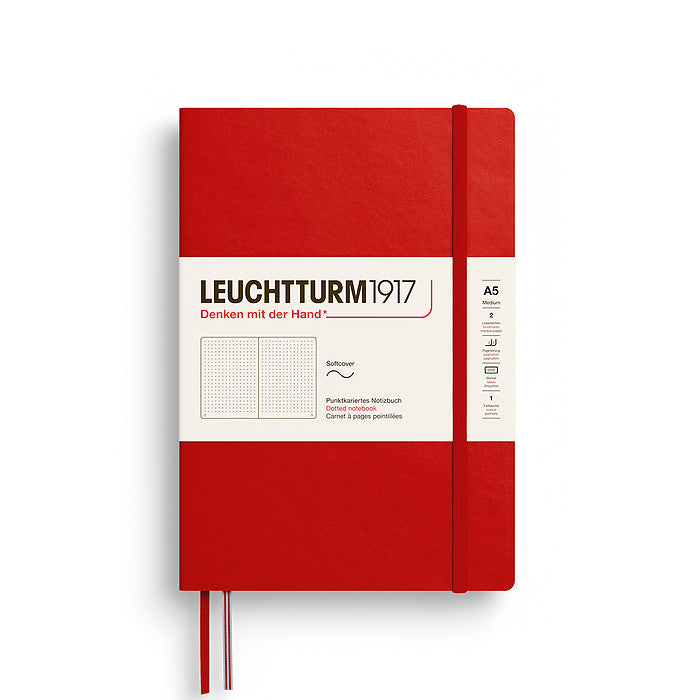 Leuchtturm1917 Notebook A5 Medium Softcover - Cherry