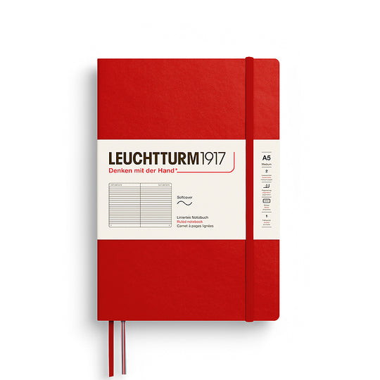 Leuchtturm1917 Notebook A5 Medium Softcover - Cherry