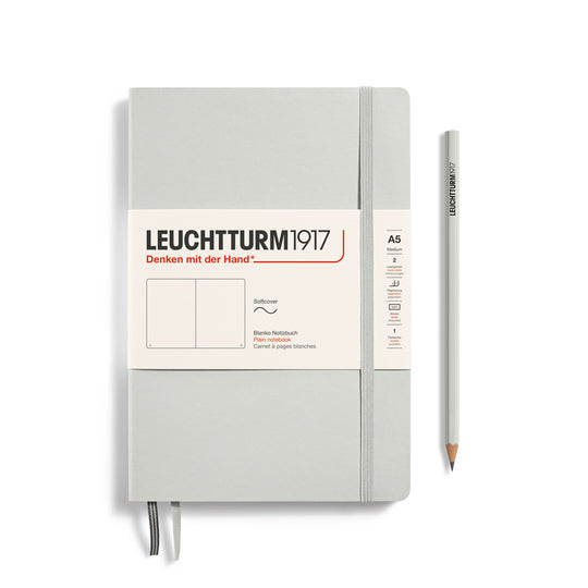 Leuchtturm1917 A5 Softcover Medium - Light Grey