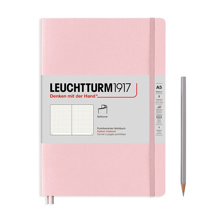 Leuchtturm1917 A5 Softcover Medium - Powder