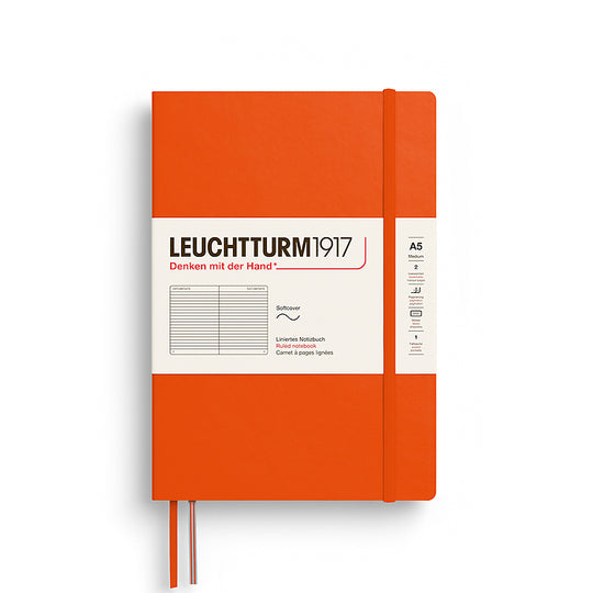 Leuchtturm1917 Notebook A5 Medium Softcover - Pumpkin