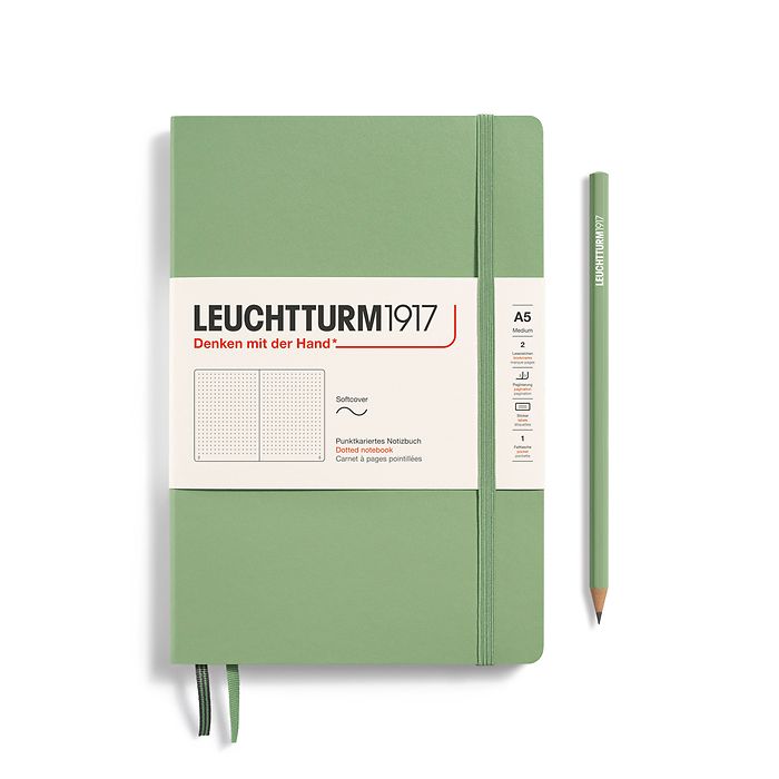Leuchtturm1917 Notebooks Softcover Medium A5 - Sage