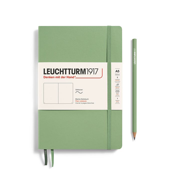 Leuchtturm1917 Notebooks Softcover Medium A5 - Sage