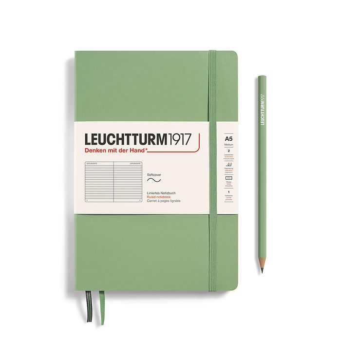 Leuchtturm1917 Notebooks Softcover Medium A5 - Sage