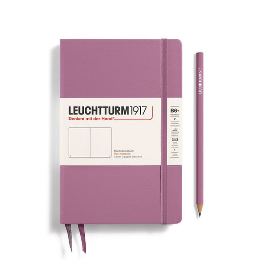 LEUCHTTURM1917 Paperback Notebook B6+ Hardcover - Dusty Rose