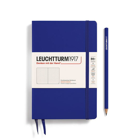 LEUCHTTURM1917 Paperback Notebook B6+ Hardcover - Ink