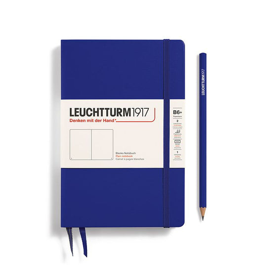 LEUCHTTURM1917 Paperback Notebook B6+ Hardcover - Ink