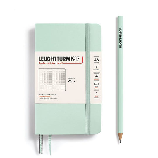 Leuchtturm1917 Notebooks Softcover Pocket A6 - Mint Green
