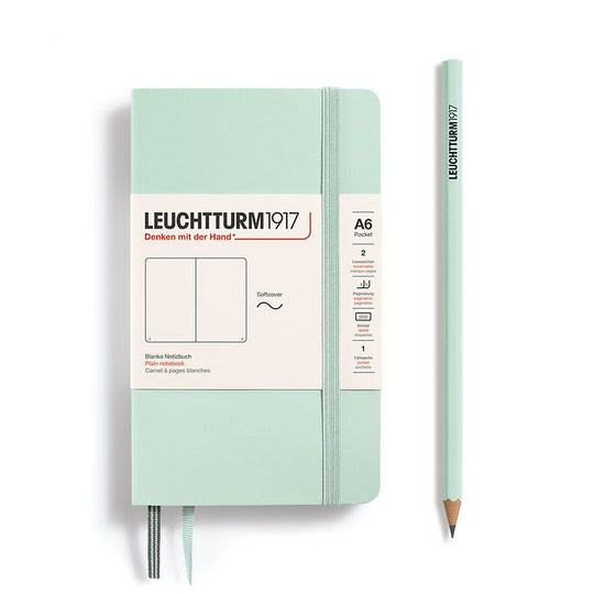 Leuchtturm1917 Notebooks Softcover Pocket A6 - Mint Green