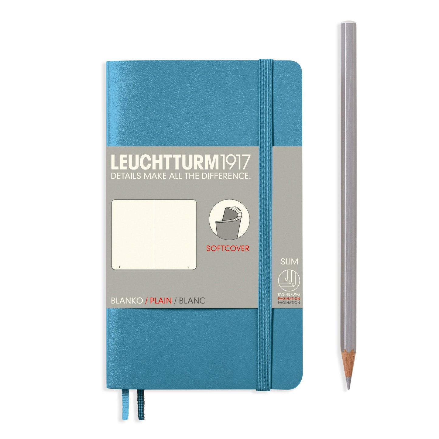 Leuchtturm1917 A6 Softcover Pocket - Nordic Blue