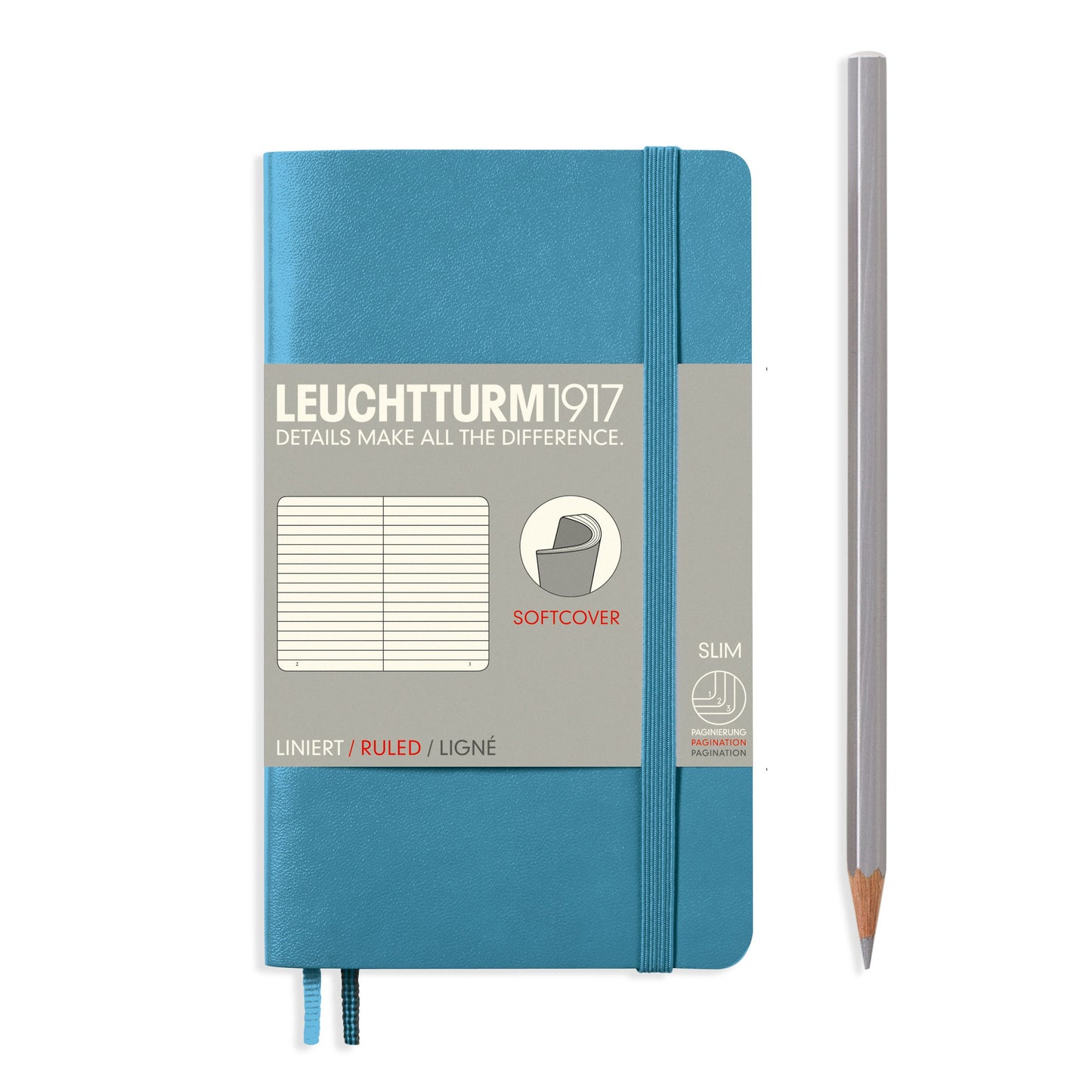 Leuchtturm1917 A6 Softcover Pocket - Nordic Blue