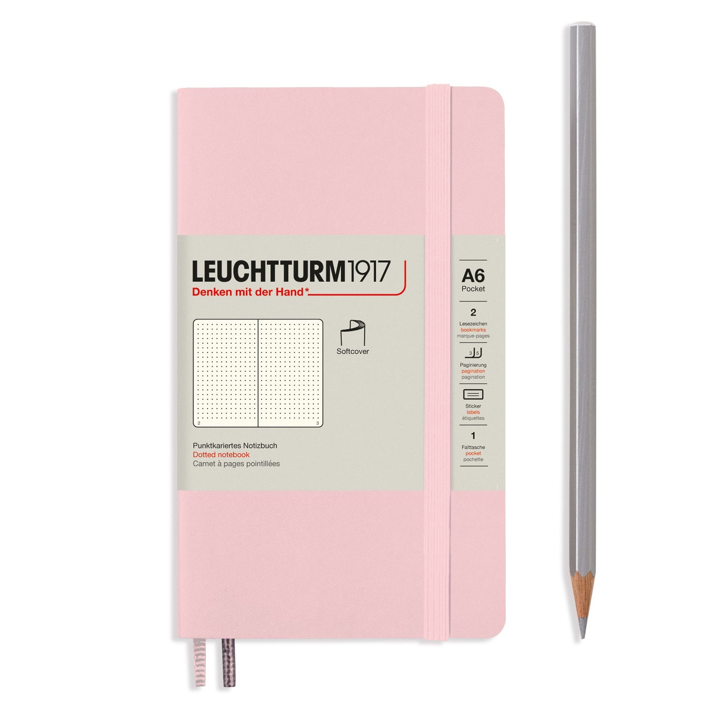 Leuchtturm1917 A6 Softcover Pocket - Powder
