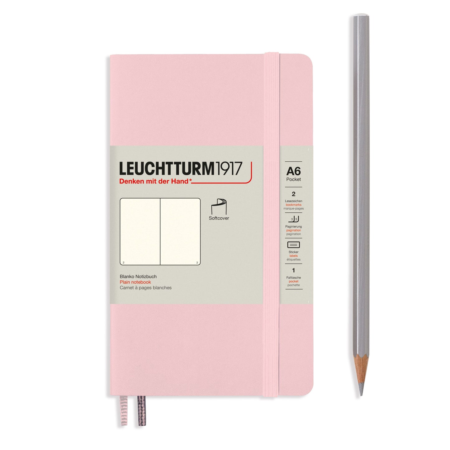 Leuchtturm1917 A6 Softcover Pocket - Powder