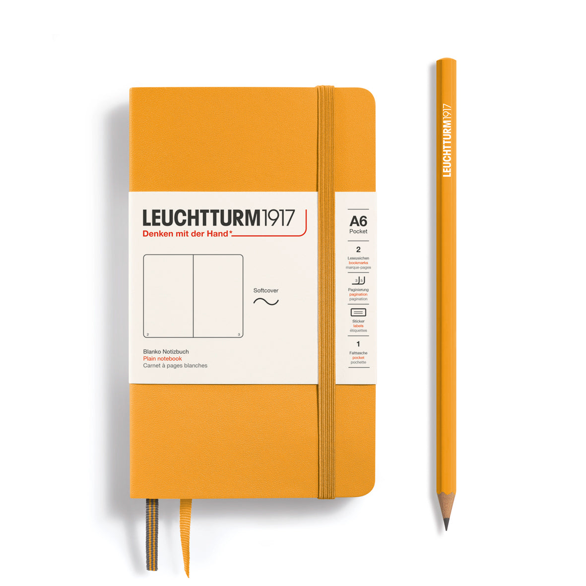 Leuchtturm1917 A6 Softcover Pocket - Rising Sun